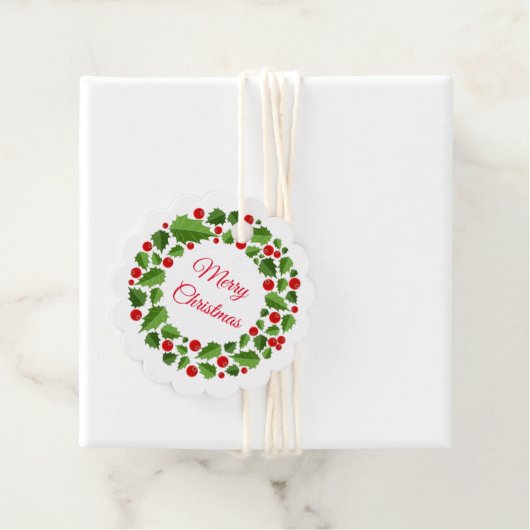 Weihnachtsgeschenk-Tag Geschenkanhänger (Beispiel)