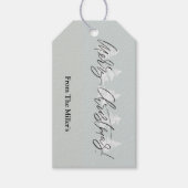 Weihnachtsgeschenk-Tag Geschenkanhänger (Vorderseite)