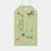 Weihnachtsgeschenk-Tag Geschenkanhänger (Vorderseite)