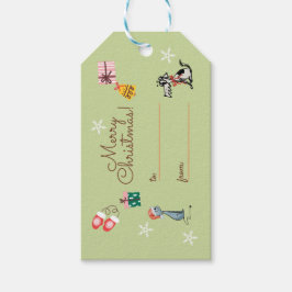 Weihnachtsgeschenk-Tag Geschenkanhänger