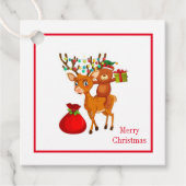 Weihnachtsgeschenk-Tag Geschenkanhänger (Vorderseite)