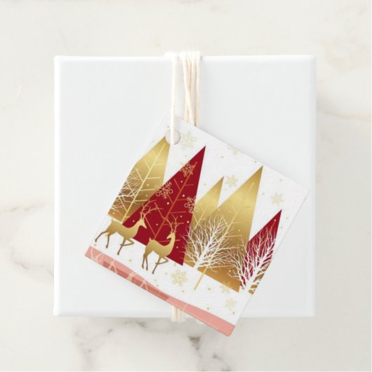 Weihnachtsgeschenk-Tag Geschenkanhänger (Beispiel)