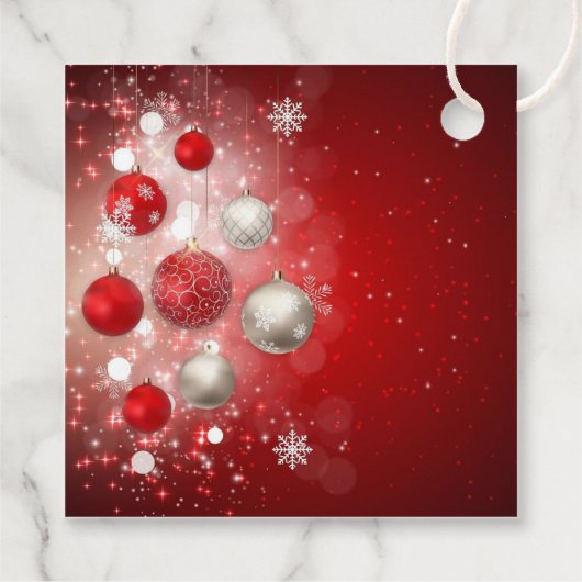 Weihnachtsgeschenk-Tag Geschenkanhänger (Rückseite)