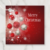 Weihnachtsgeschenk-Tag Geschenkanhänger (Vorderseite)