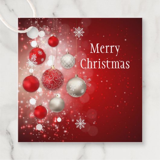 Weihnachtsgeschenk-Tag Geschenkanhänger (Vorderseite)