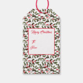 Weihnachtsgeschenk-Tag Geschenkanhänger (Vorderseite)