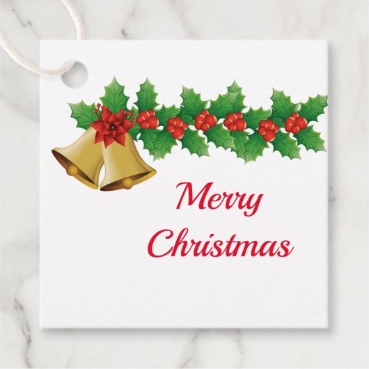 Weihnachtsgeschenk-Tag Geschenkanhänger (Vorderseite)