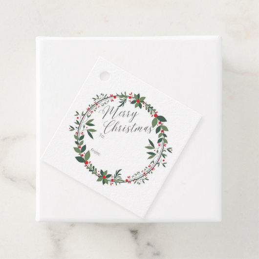 Weihnachtsgeschenk-Tag Geschenkanhänger (Beispiel)