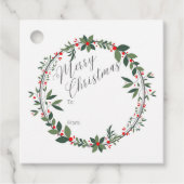 Weihnachtsgeschenk-Tag Geschenkanhänger (Vorderseite)