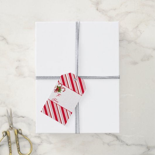 Weihnachtsgeschenk-Tag Geschenkanhänger (Mit Garn)