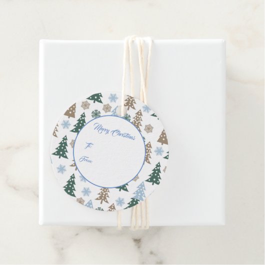 Weihnachtsgeschenk-Tag Geschenkanhänger (Beispiel)