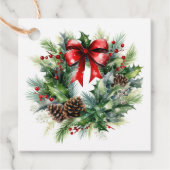 Weihnachtsgeschenk-Tag Geschenkanhänger (Vorderseite)