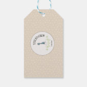 Weihnachtsgeschenk Tag Geschenkanhänger (Rückseite)