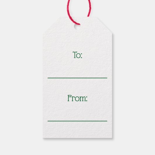 Weihnachtsgeschenk-Tag Geschenkanhänger (Rückseite)