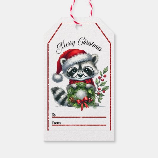 Weihnachtsgeschenk-Tag Geschenkanhänger (Rückseite)