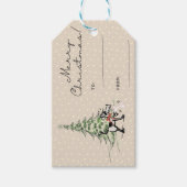 Weihnachtsgeschenk-Tag Geschenkanhänger (Vorderseite)