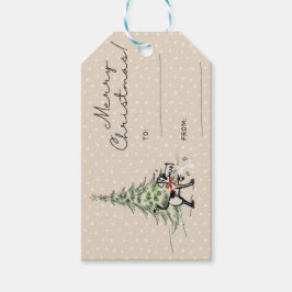 Weihnachtsgeschenk-Tag Geschenkanhänger