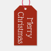 Weihnachtsgeschenk-Tag Geschenkanhänger (Rückseite)