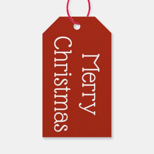 Weihnachtsgeschenk-Tag Geschenkanhänger (Rückseite)