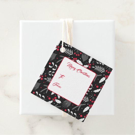 Weihnachtsgeschenk-Tag Geschenkanhänger (Beispiel)