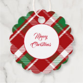 Weihnachtsgeschenk-Tag Geschenkanhänger (Vorderseite)