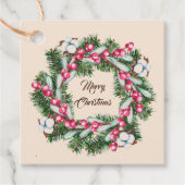 Weihnachtsgeschenk-Tag Geschenkanhänger (Vorderseite)