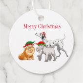 Weihnachtsgeschenk-Tag Geschenkanhänger (Vorderseite)