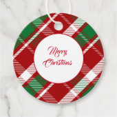 Weihnachtsgeschenk-Tag Geschenkanhänger (Vorderseite)