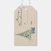 Weihnachtsgeschenk-Tag Geschenkanhänger (Vorderseite)