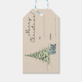 Weihnachtsgeschenk-Tag Geschenkanhänger