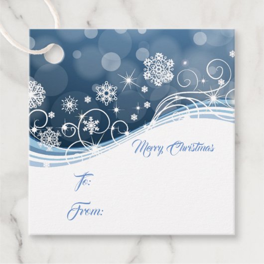 Weihnachtsgeschenk-Tag Geschenkanhänger (Vorderseite)