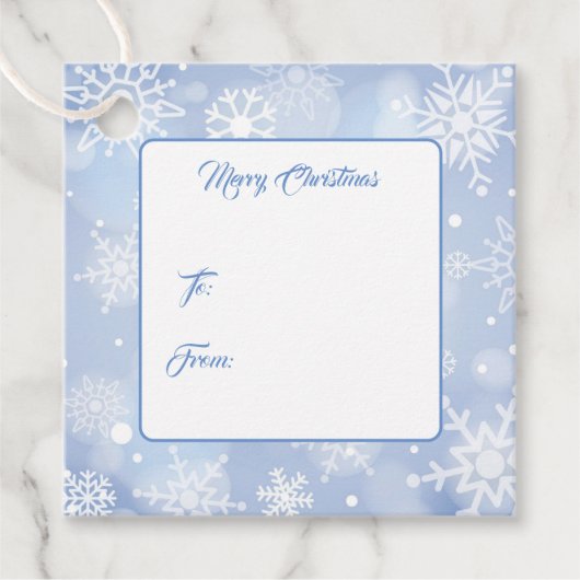 Weihnachtsgeschenk-Tag Geschenkanhänger (Vorderseite)