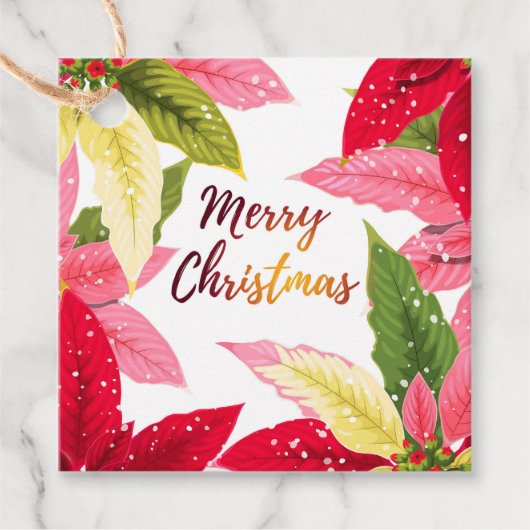 Weihnachtsgeschenk-Tag Geschenkanhänger (Vorderseite)