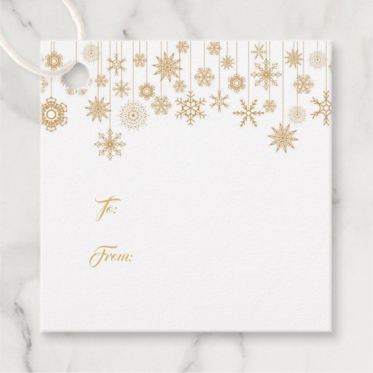 Weihnachtsgeschenk-Tag Geschenkanhänger (Vorderseite)