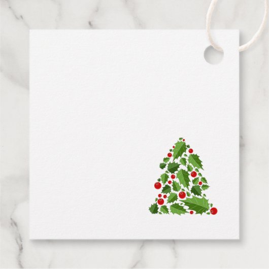 Weihnachtsgeschenk-Tag Geschenkanhänger (Rückseite)