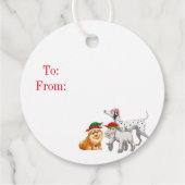 Weihnachtsgeschenk-Tag Geschenkanhänger (Rückseite)