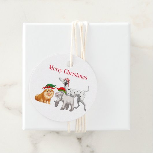 Weihnachtsgeschenk-Tag Geschenkanhänger (Beispiel)