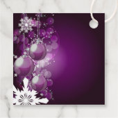 Weihnachtsgeschenk-Tag Geschenkanhänger (Rückseite)