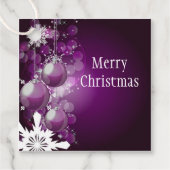 Weihnachtsgeschenk-Tag Geschenkanhänger (Vorderseite)