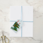 Weihnachtsgeschenk-Tag Geschenkanhänger (Mit Garn)