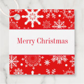 Weihnachtsgeschenk-Tag Geschenkanhänger (Vorderseite)