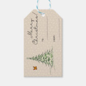 Weihnachtsgeschenk-Tag Geschenkanhänger (Vorderseite)