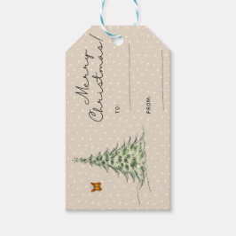 Weihnachtsgeschenk-Tag Geschenkanhänger