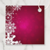 Weihnachtsgeschenk-Tag Geschenkanhänger (Rückseite)