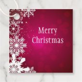 Weihnachtsgeschenk-Tag Geschenkanhänger (Vorderseite)