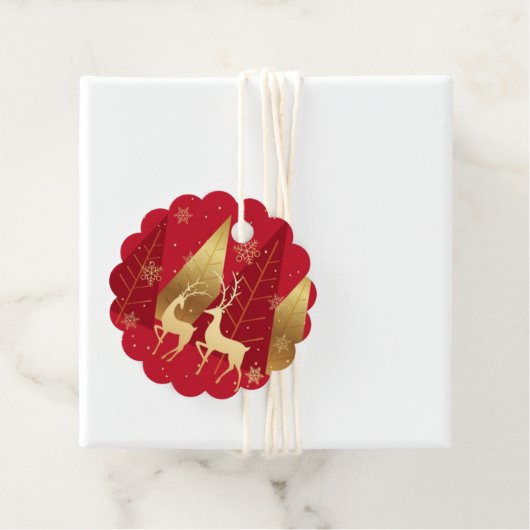 Weihnachtsgeschenk-Tag Geschenkanhänger (Beispiel)