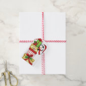 Weihnachtsgeschenk-Tag Geschenkanhänger (Mit Garn)