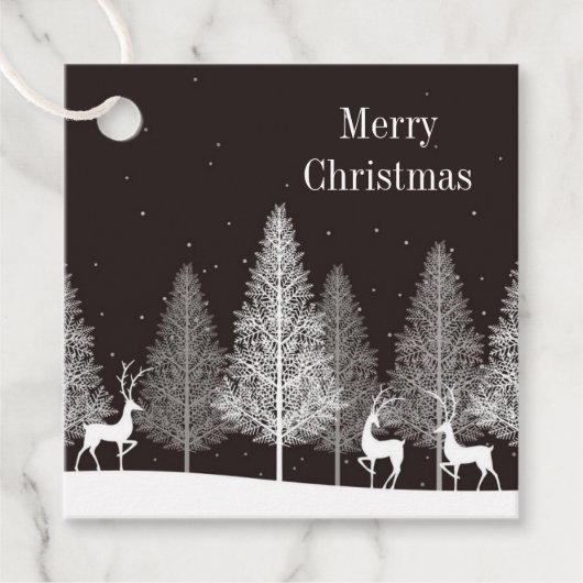 Weihnachtsgeschenk-Tag Geschenkanhänger (Vorderseite)