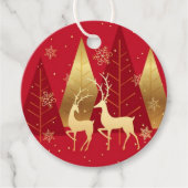 Weihnachtsgeschenk-Tag Geschenkanhänger (Vorderseite)