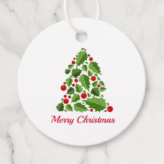 Weihnachtsgeschenk-Tag Geschenkanhänger (Vorderseite)